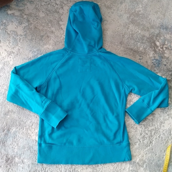 Under Armour Storm Fleece Pullover Hoodie Sweatshirt Loose Fit Small Blue Green - Picture 13 of 16